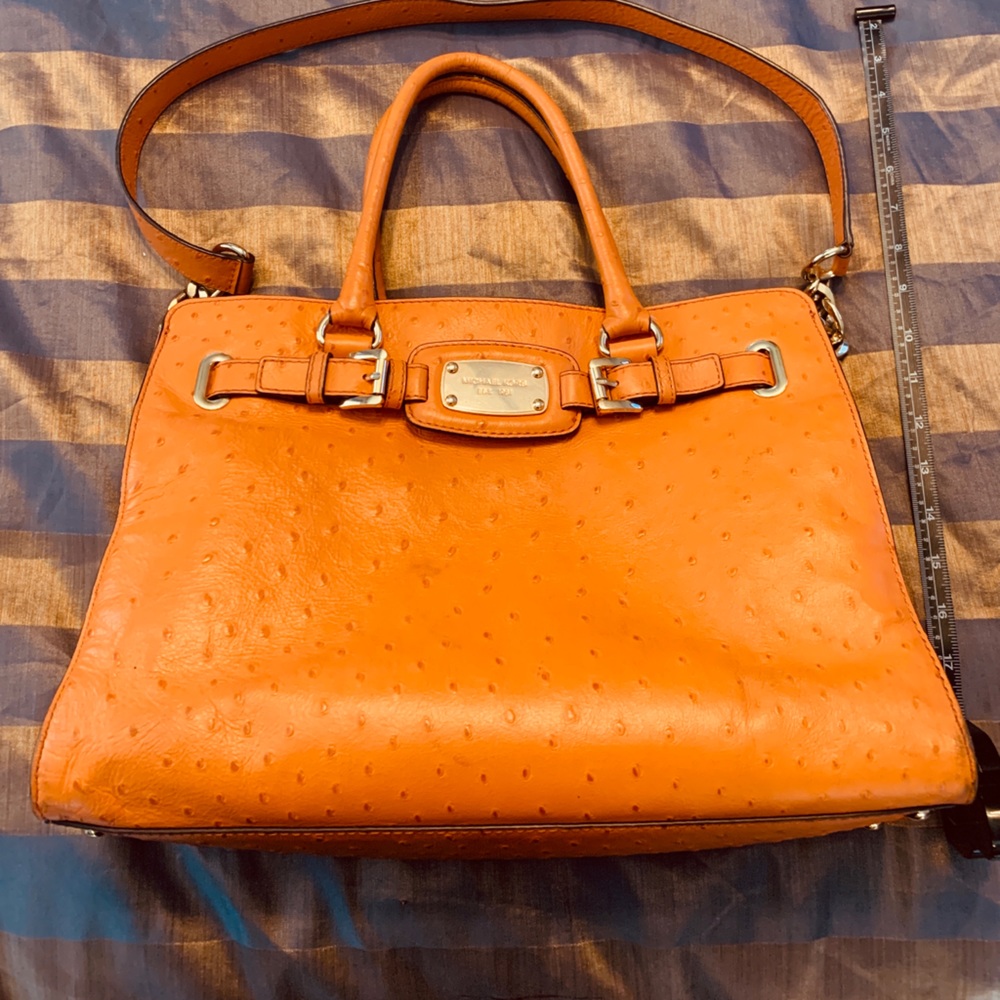 Authentic Michael Kors Tangerine handbag.